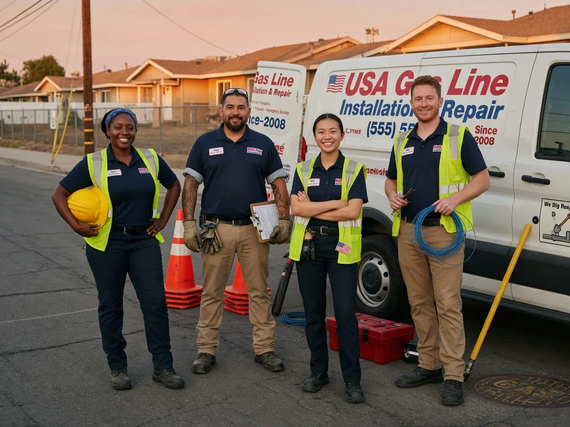 Gas Line Installation company in Lennon, MI